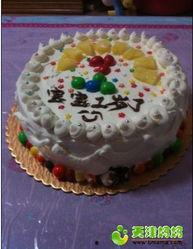 一周岁生日蛋糕图片